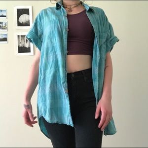 Vintage Plaid Button Down